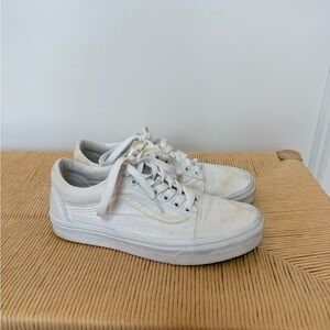 Vans Old Skool Low Top White Women's Sneakers